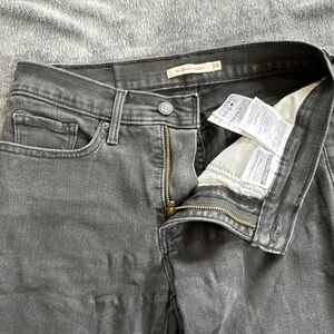 Women’s Faded Black Jeans